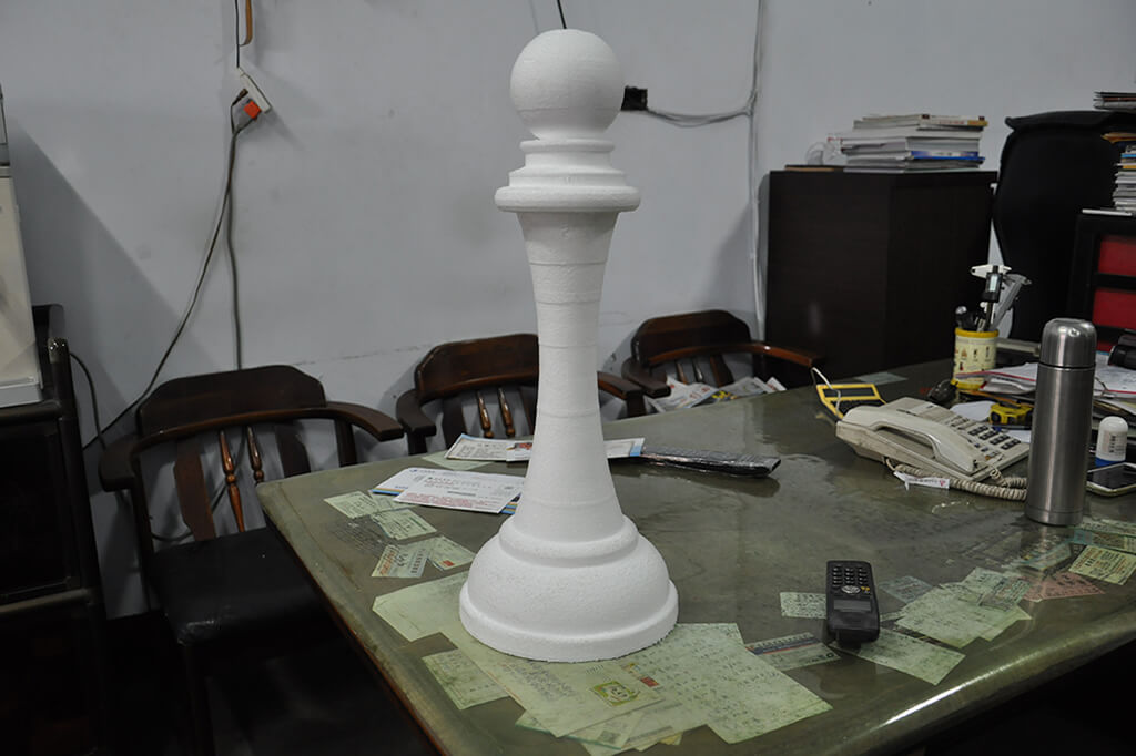 EPS Cut - Chess mold Carving